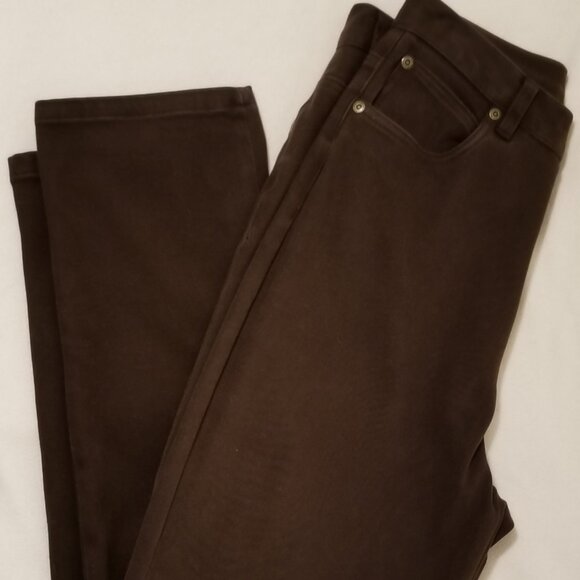 Vintage Jones NY Brown Jeans. Resembles “Suede” Cloth size 10 - Picture 7 of 14